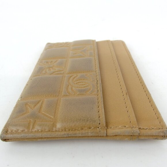 Authentic CHANEL Icon line Card Case leather [Used] - Picture 4 of 14